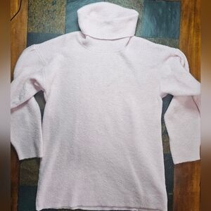 Light Pink Turtleneck Sweater